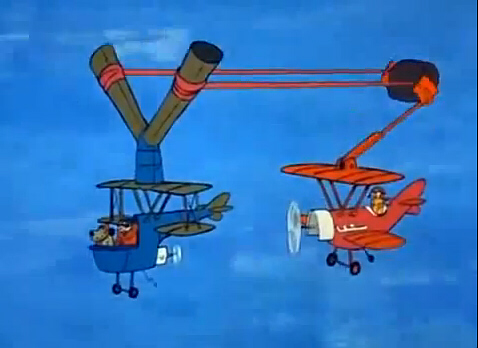 Wacky Races. Dastardly and Mutley.